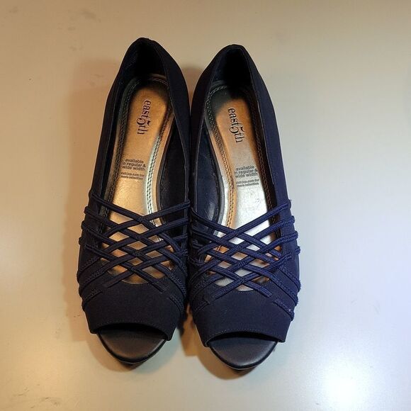 EAST5TH EF GRACE OPEN TOE WEDGE STYLE WOMEN"S SHOE - Picture 5 of 15